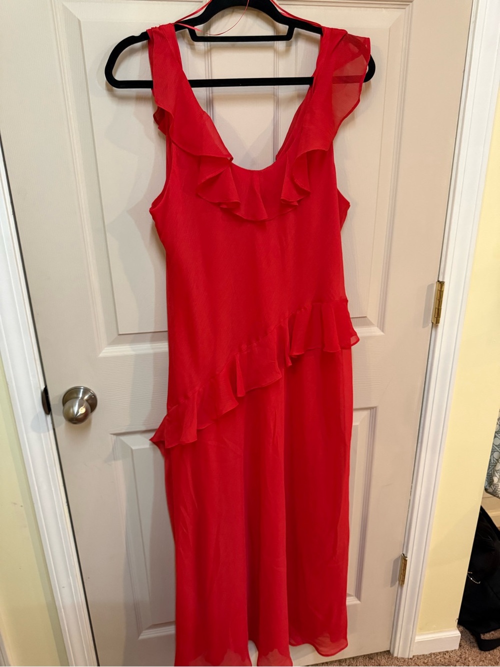 A New Day Target Ruffle Chiffon Dress - Picture 3 of 4